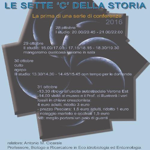 Conferenza Verona 28-29-30 Ottobre 2016